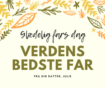 Fars dags etiket - Gin